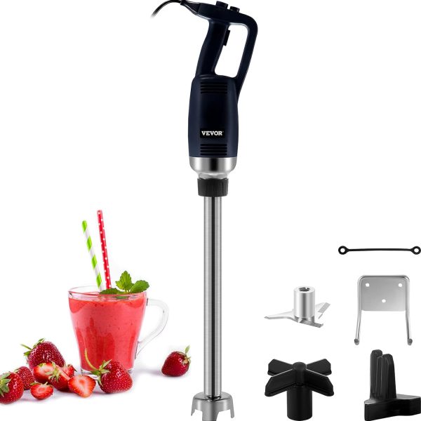 Vevor 18″ Immersion Blender — VEVOR Commercial Immersion Blender Variable Speed Heavy Duty Immersion Blender Commercial Hand Mixer 304 Stainless Steel Hand Blender Commercial